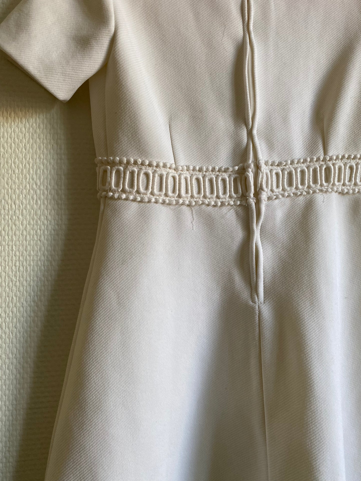 Robe blanche 70s