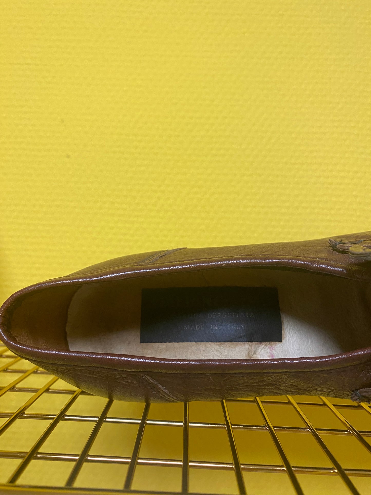 Escarpin en cuir 70s