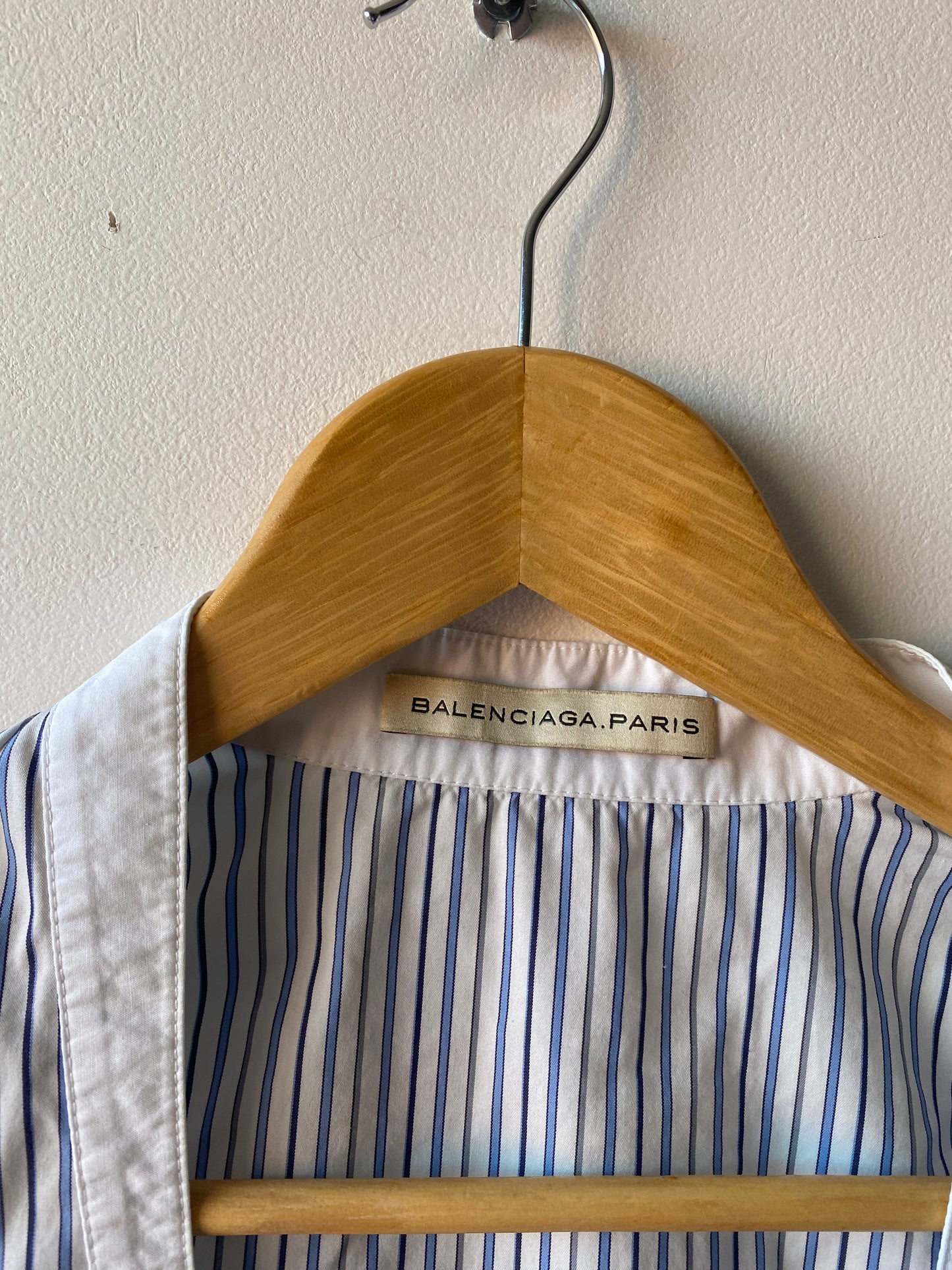 Chemise à rayure Balenciaga