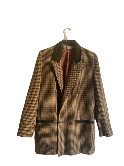 Blazer en tweed 80s