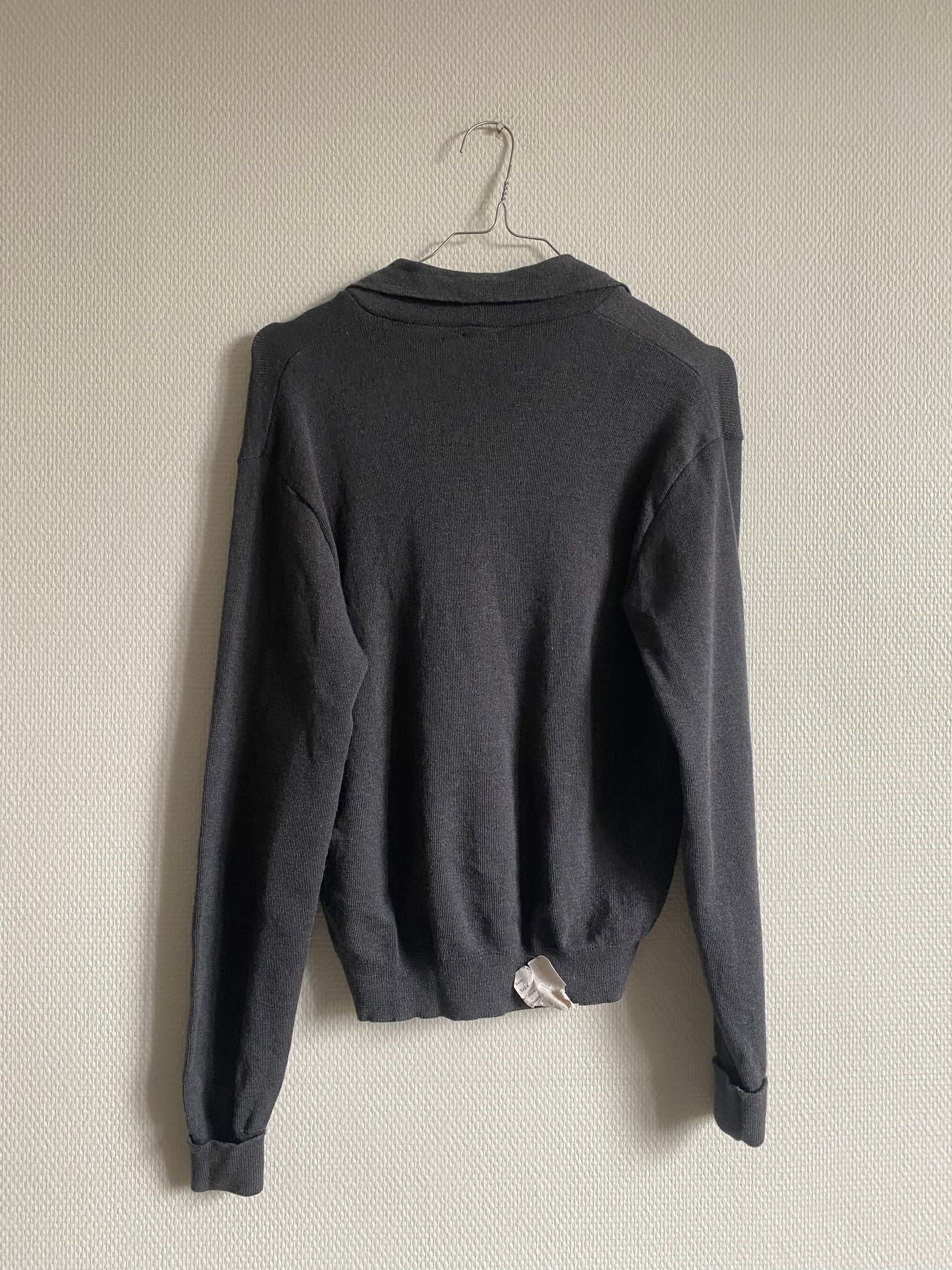 Gilet gris en laine