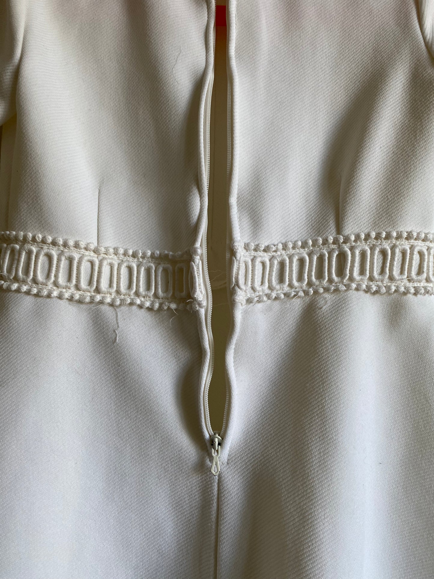 Robe blanche 70s