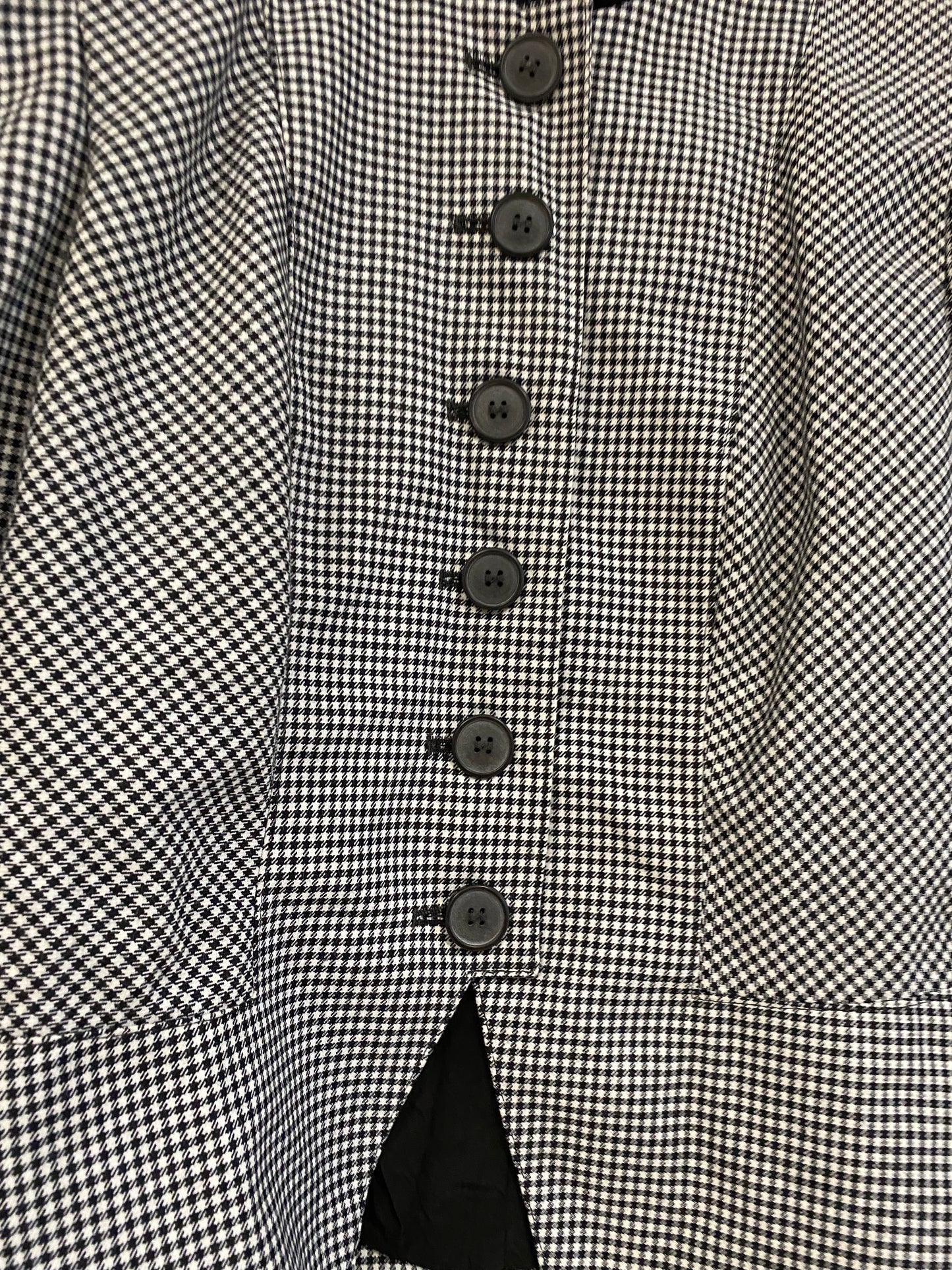 Tailleur vichy 80s