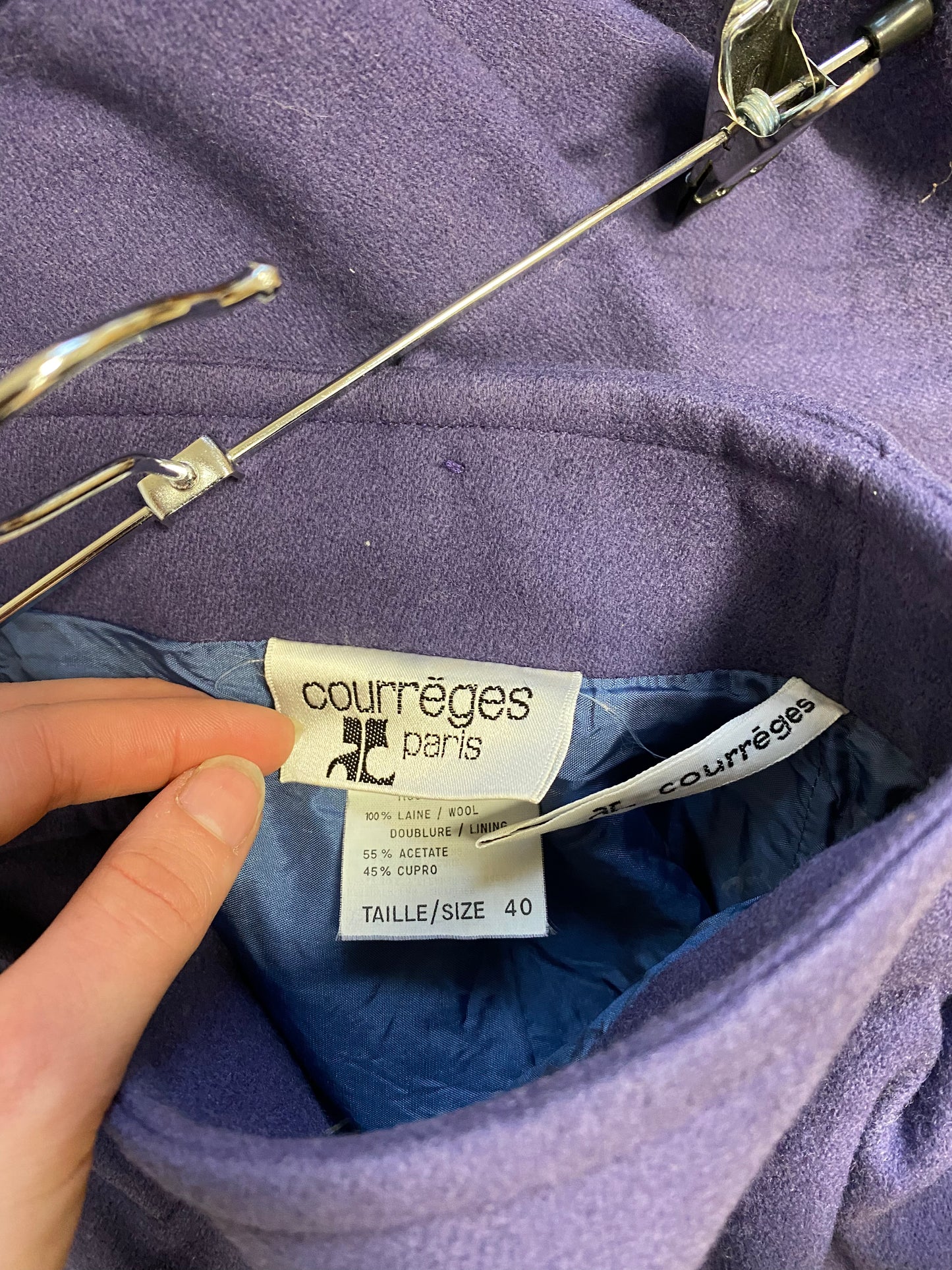 Ensemble en laine Courrèges