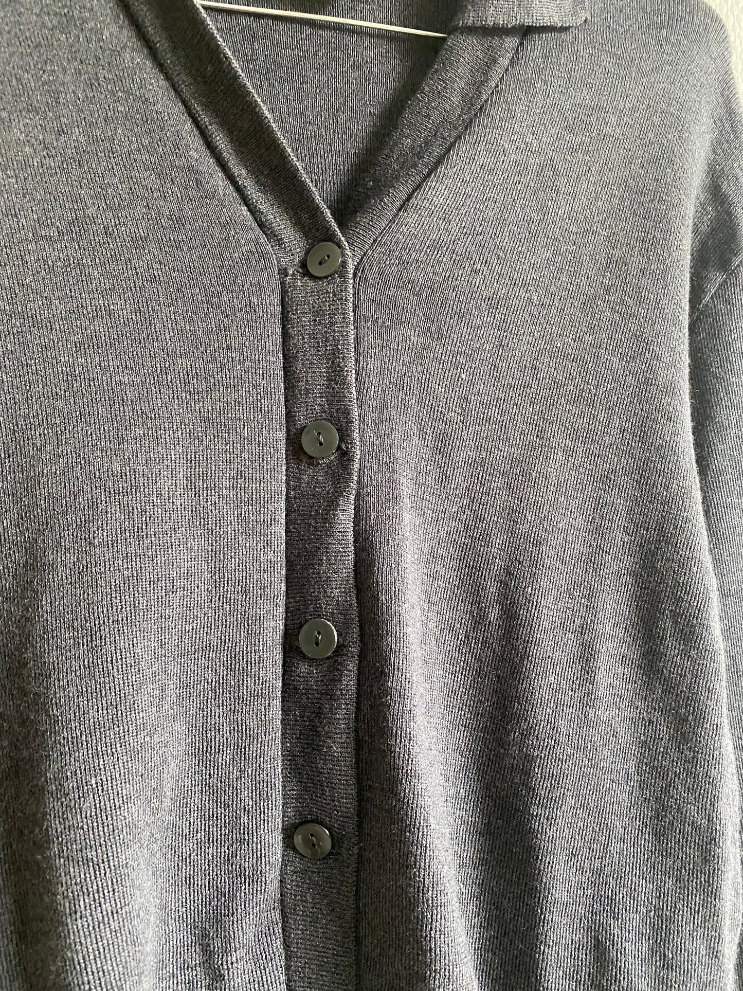 Gilet gris en laine