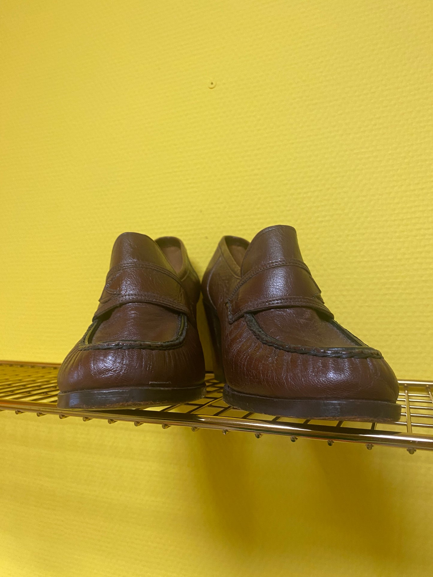 Escarpin en cuir 70s