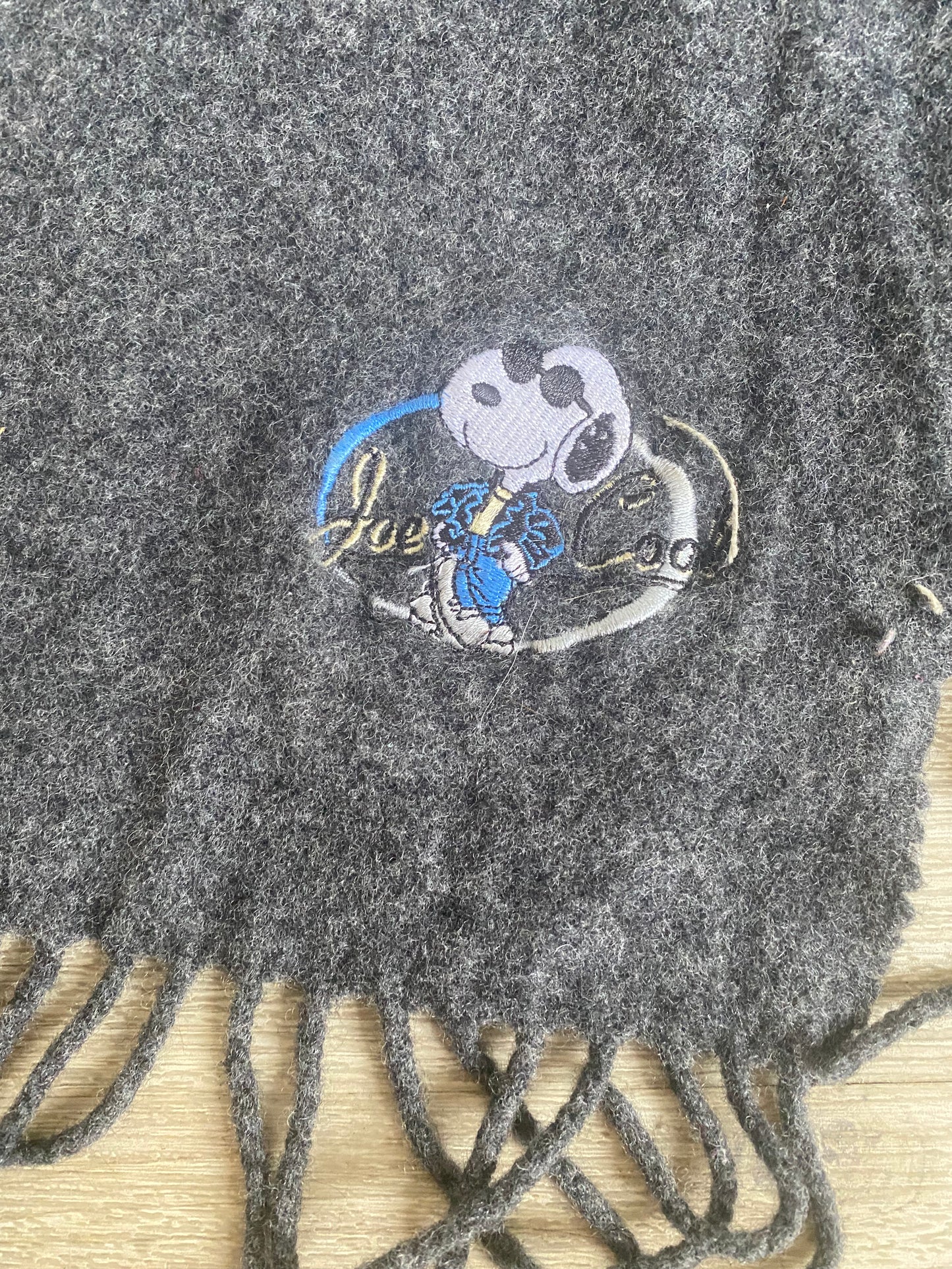 Écharpe en laine snoopy