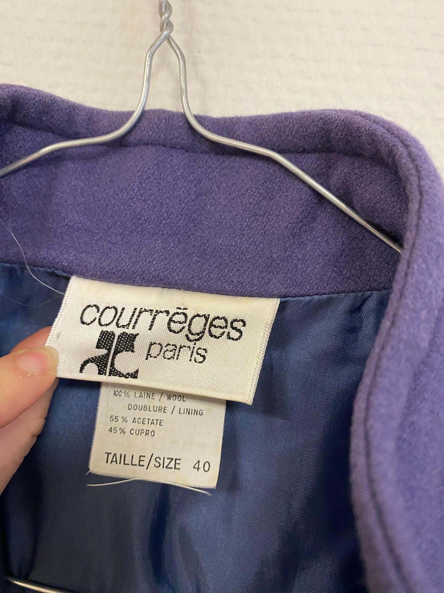 Ensemble en laine Courrèges