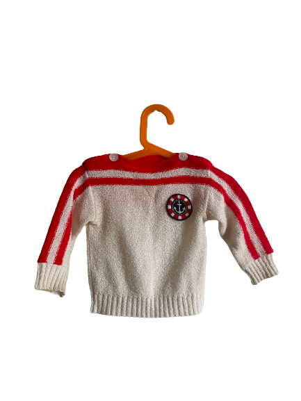 Top en maille blanc