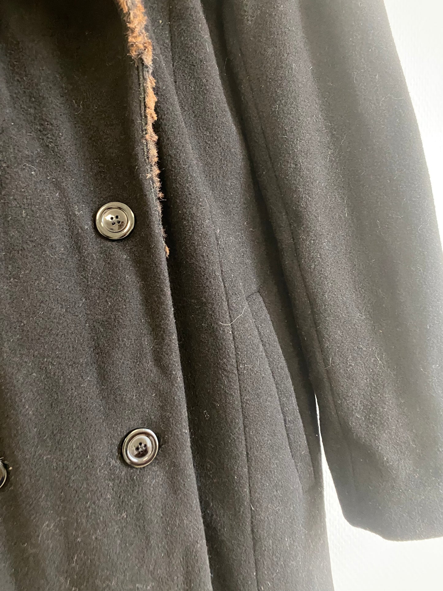 Manteau à grand col Balmain