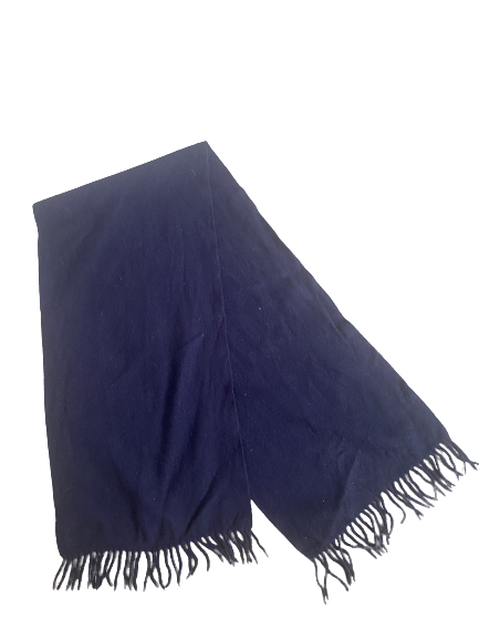 Écharpe en laine bleu