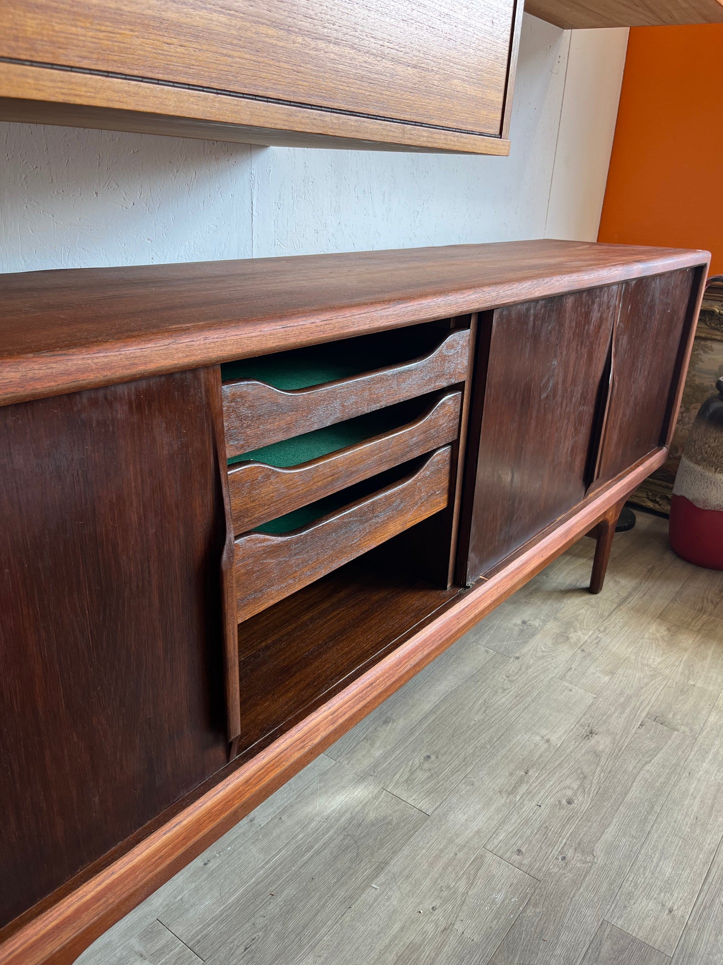 Enfilade scandinave en teck 1970