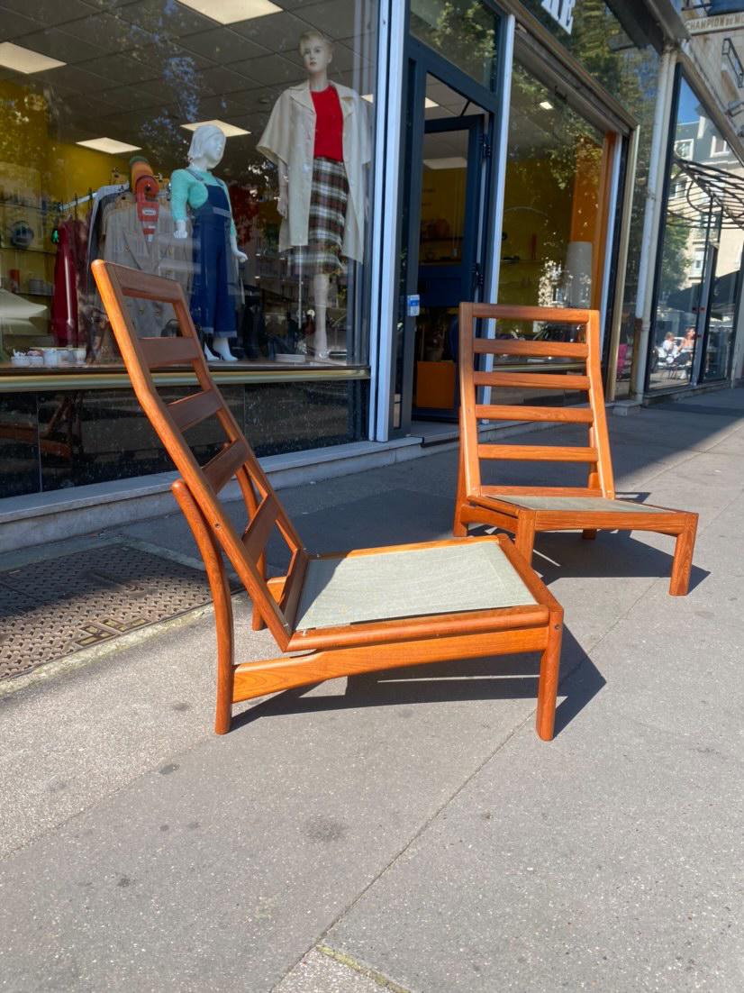 Paire de chauffeuses Scandinaves de Grete Jalk