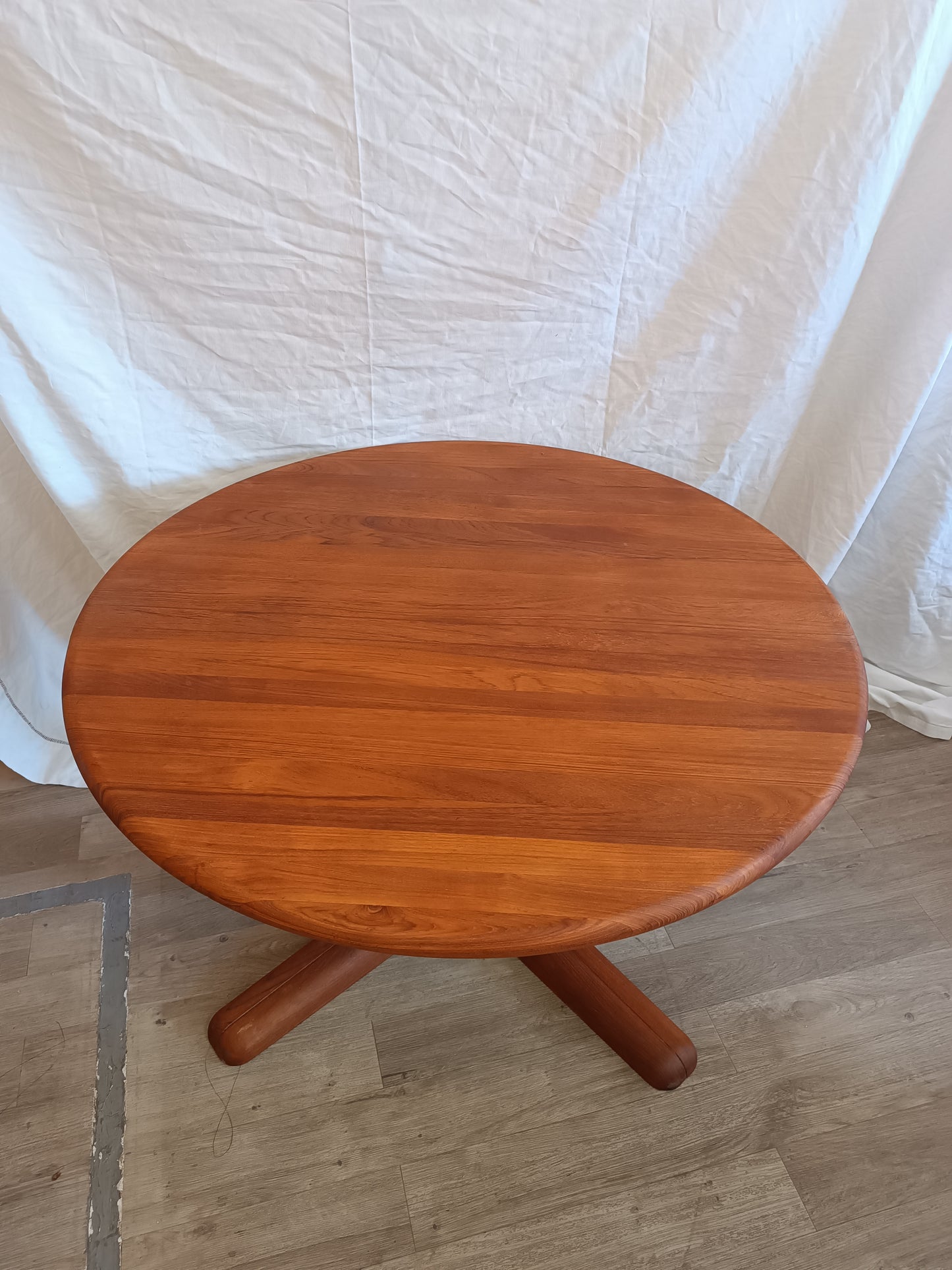 Table basse scandinave en teck massif