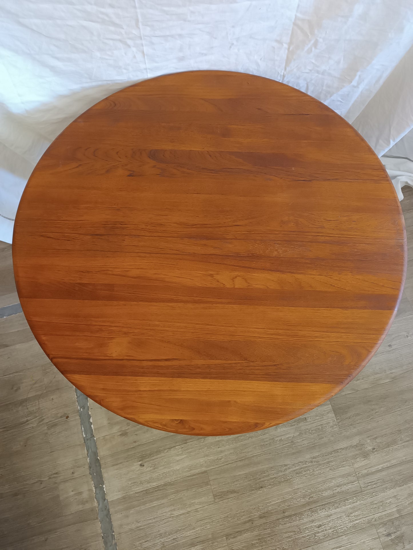 Table basse scandinave en teck massif