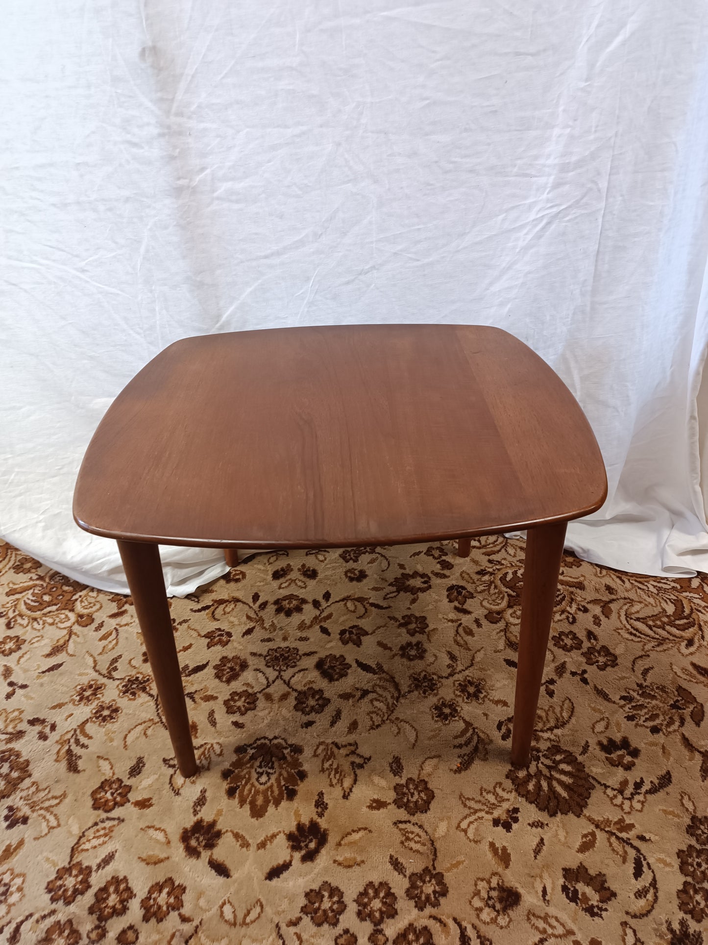 Table basse scandinave en teck massif