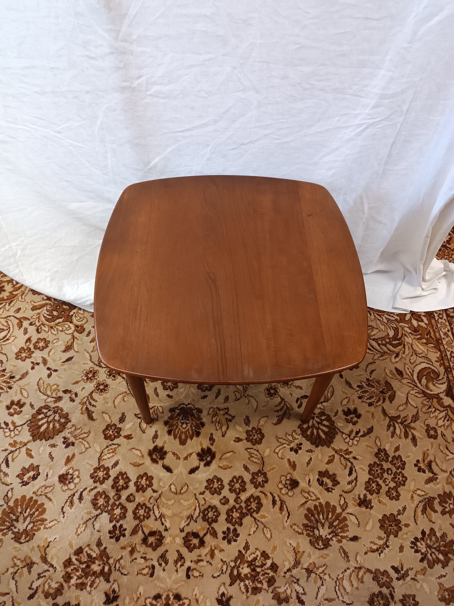 Table basse scandinave en teck massif