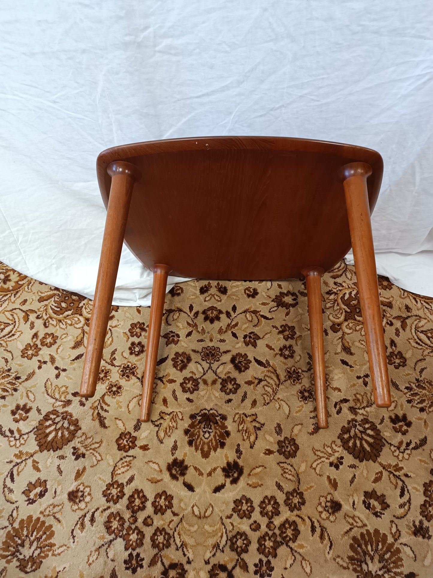 Table basse scandinave en teck massif