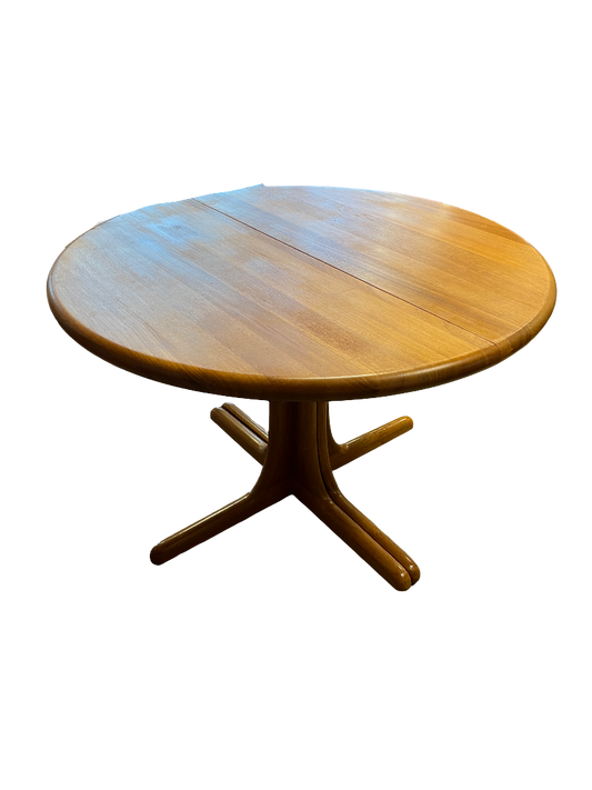 Table à manger scandinave en teck massif Juul Kristiansen 1960