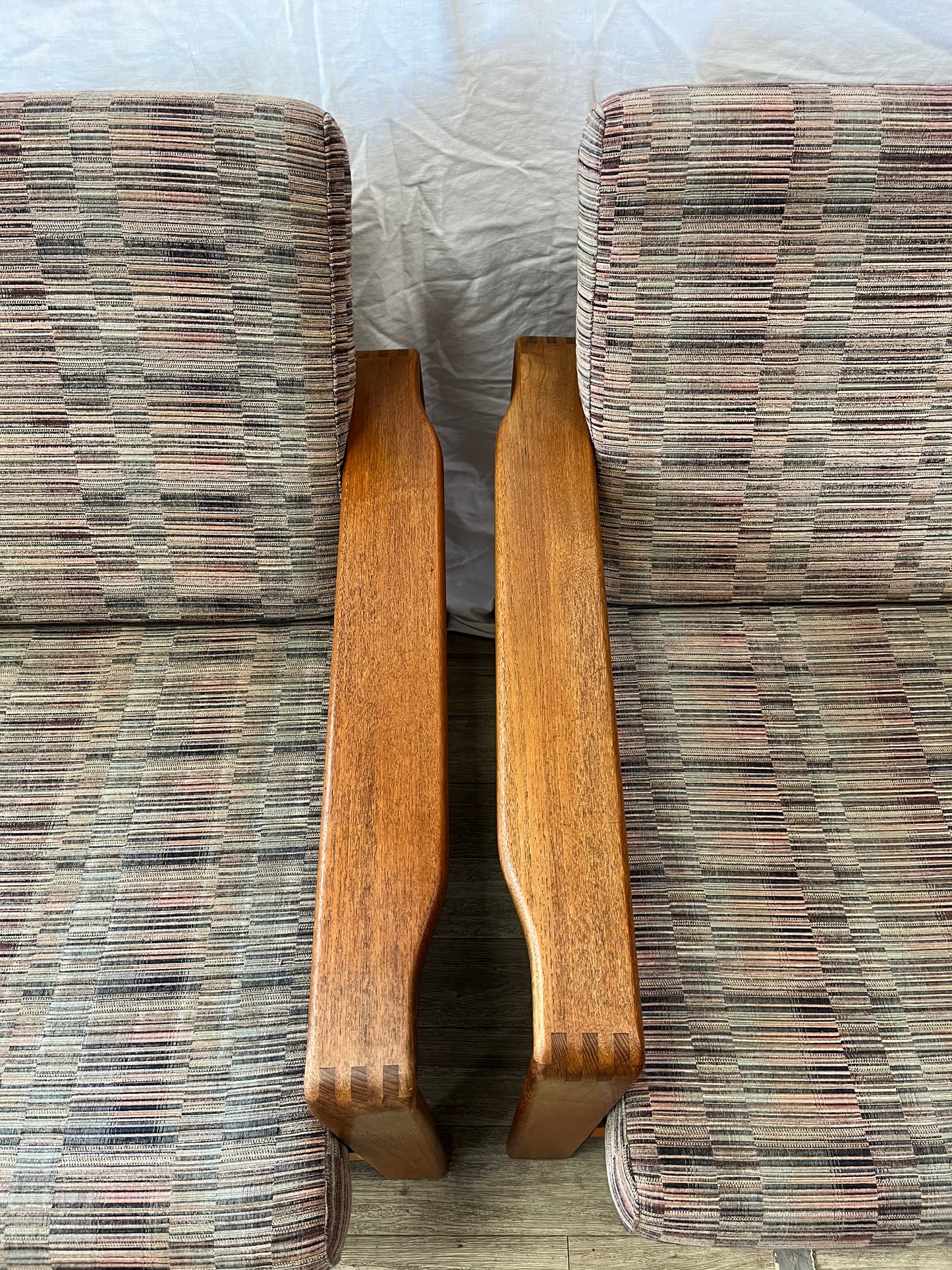 Salon scandinave en teck massif 1970