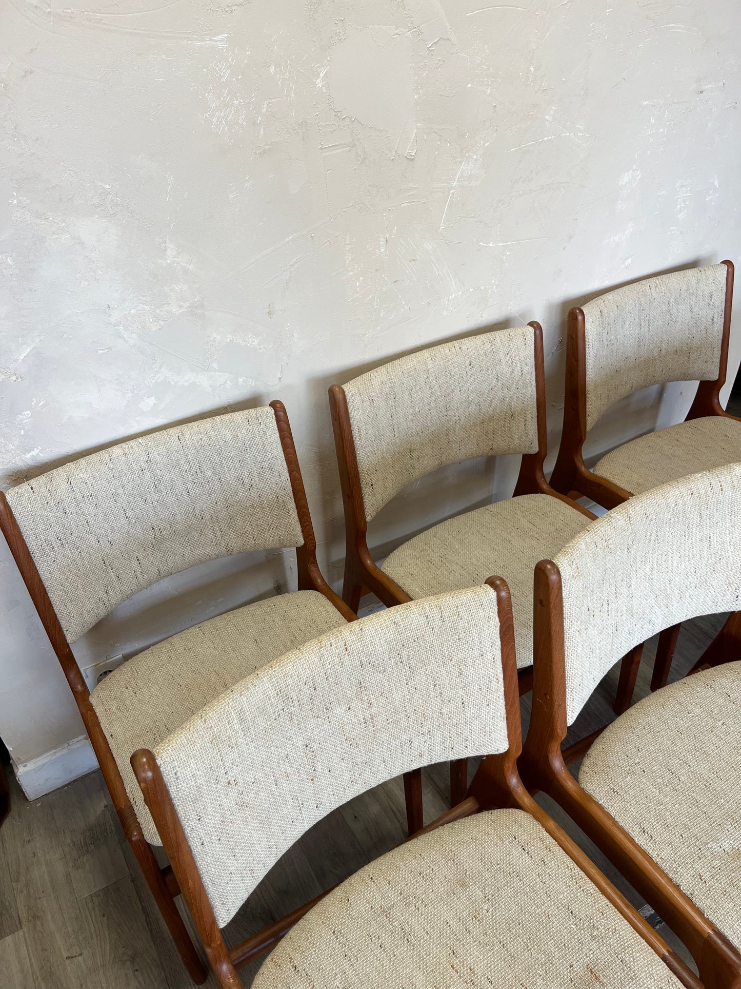 Chaise scandinaves Erik Buck 1960