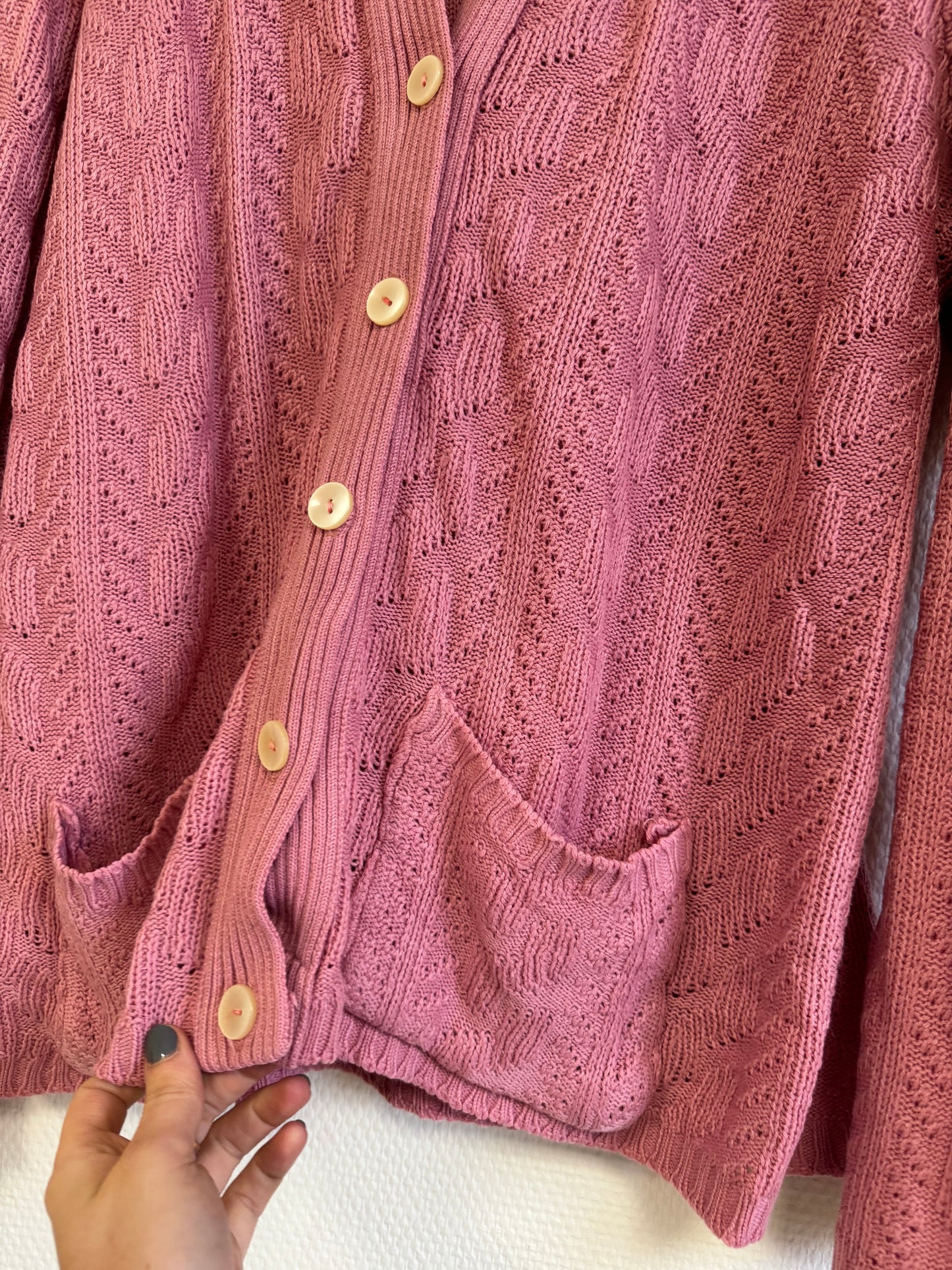 Cardigan rose