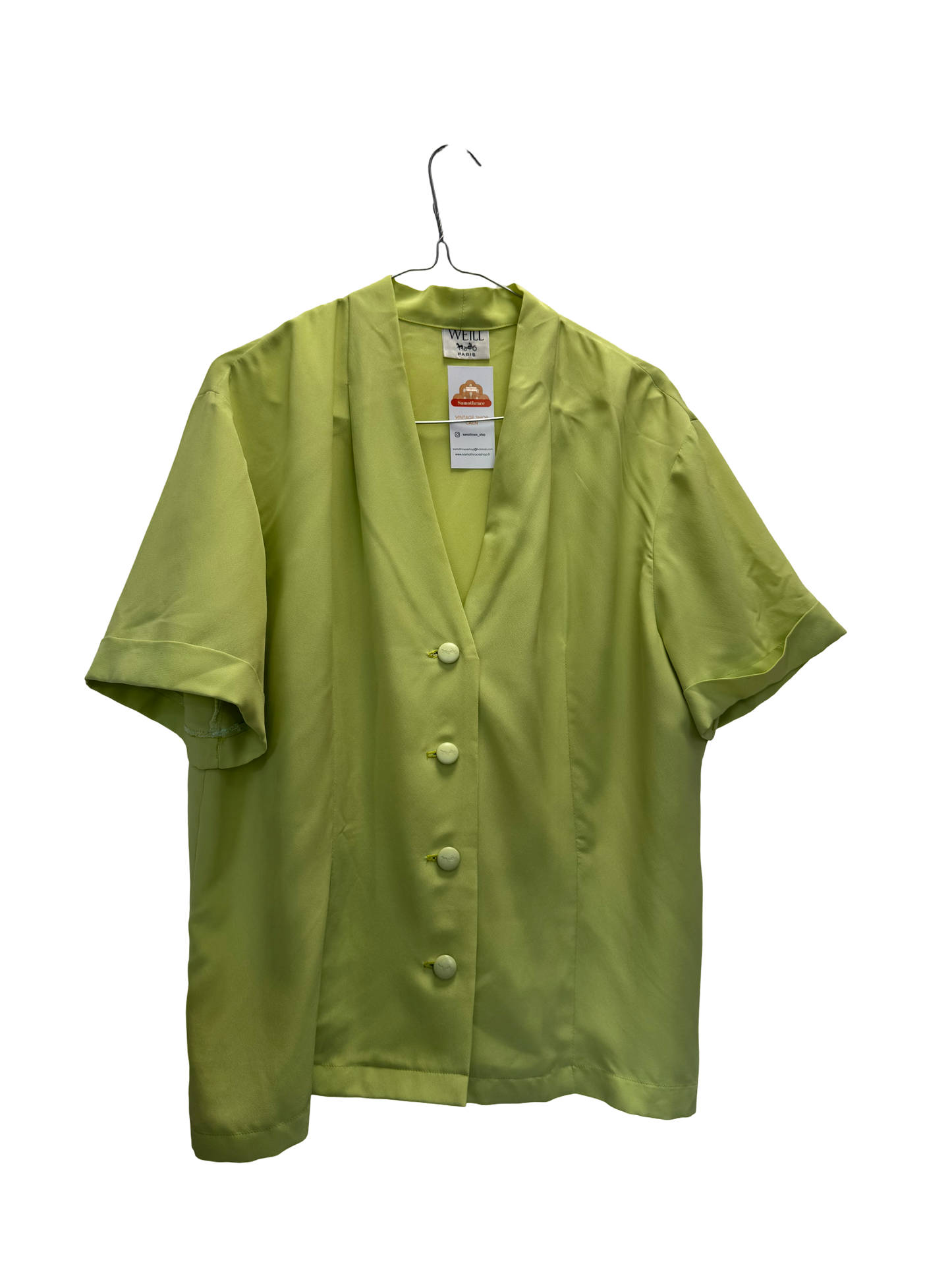 Chemise verte Weill