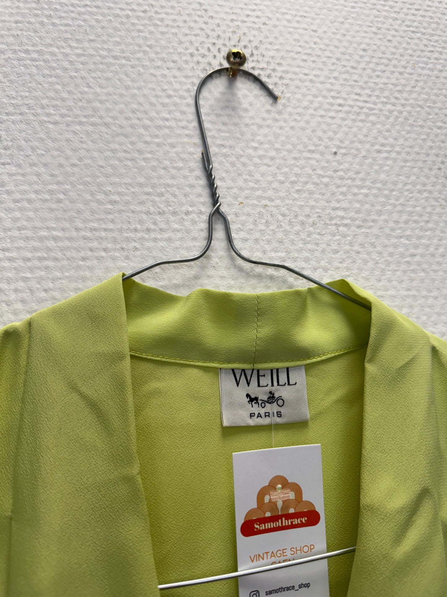 Chemise verte Weill