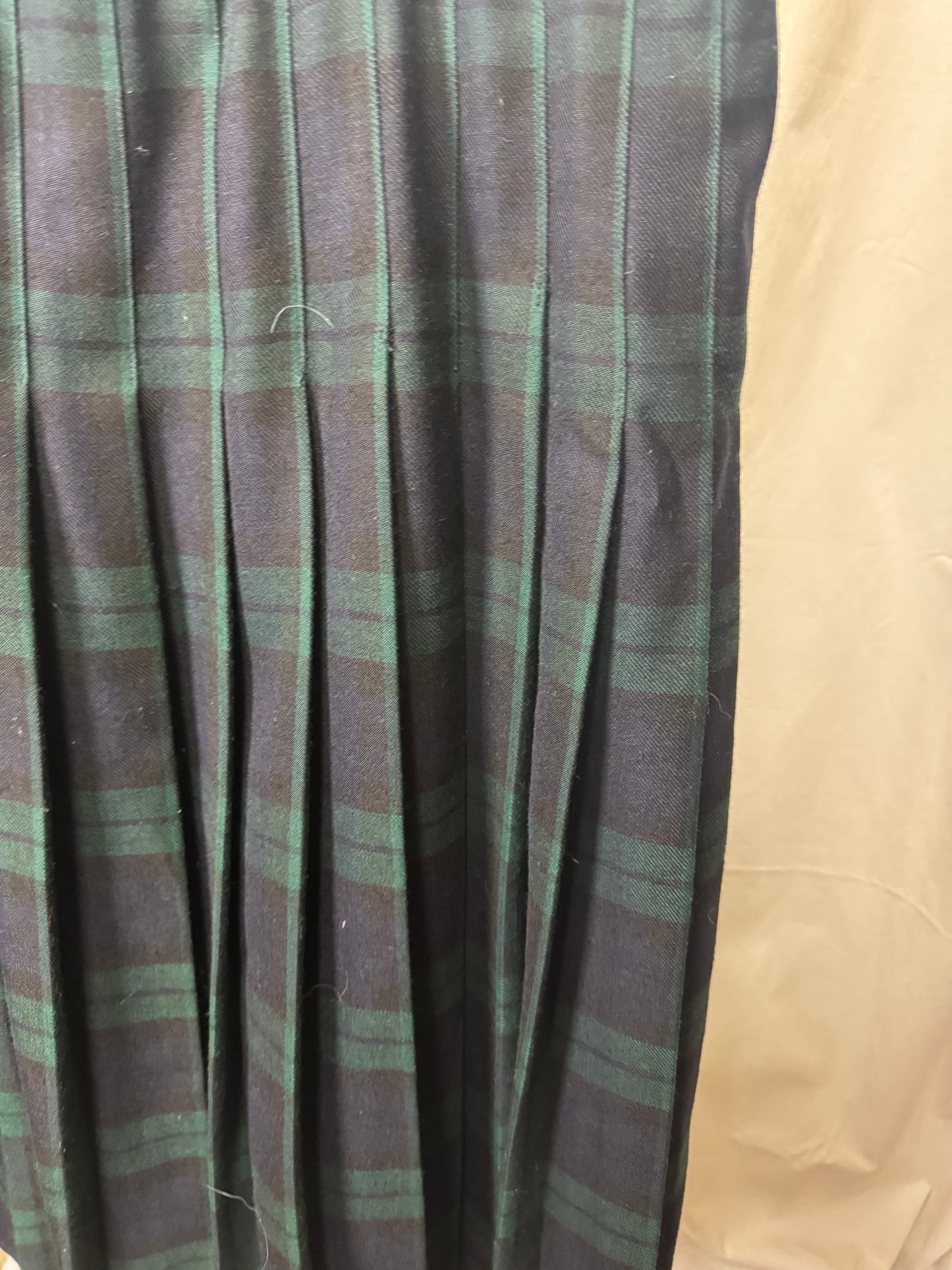 Jupe plissée écossaise