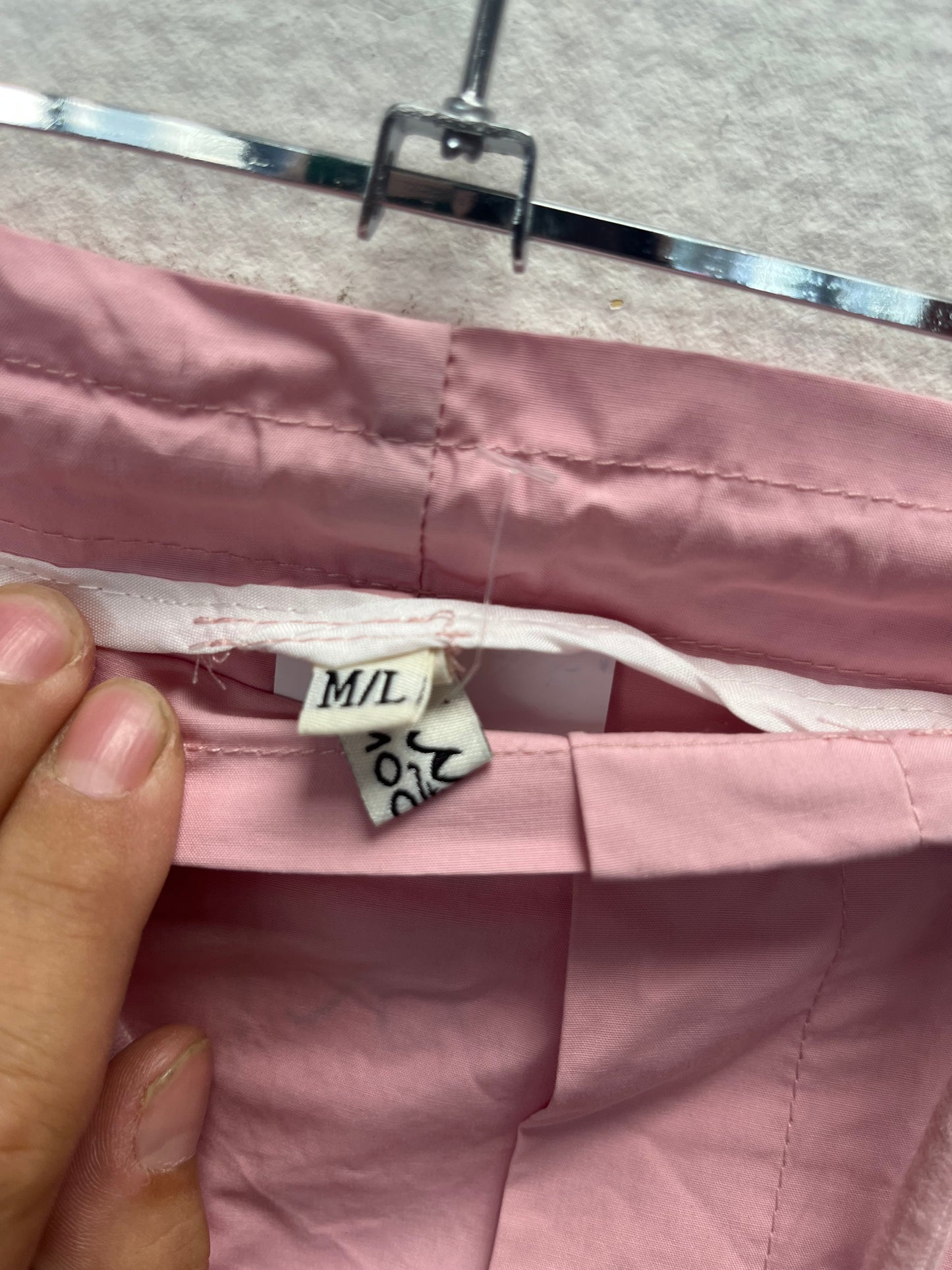Pantalon cargo rose