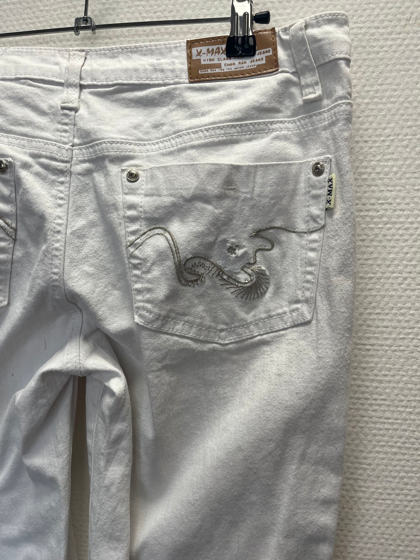 Jeans capri blanc