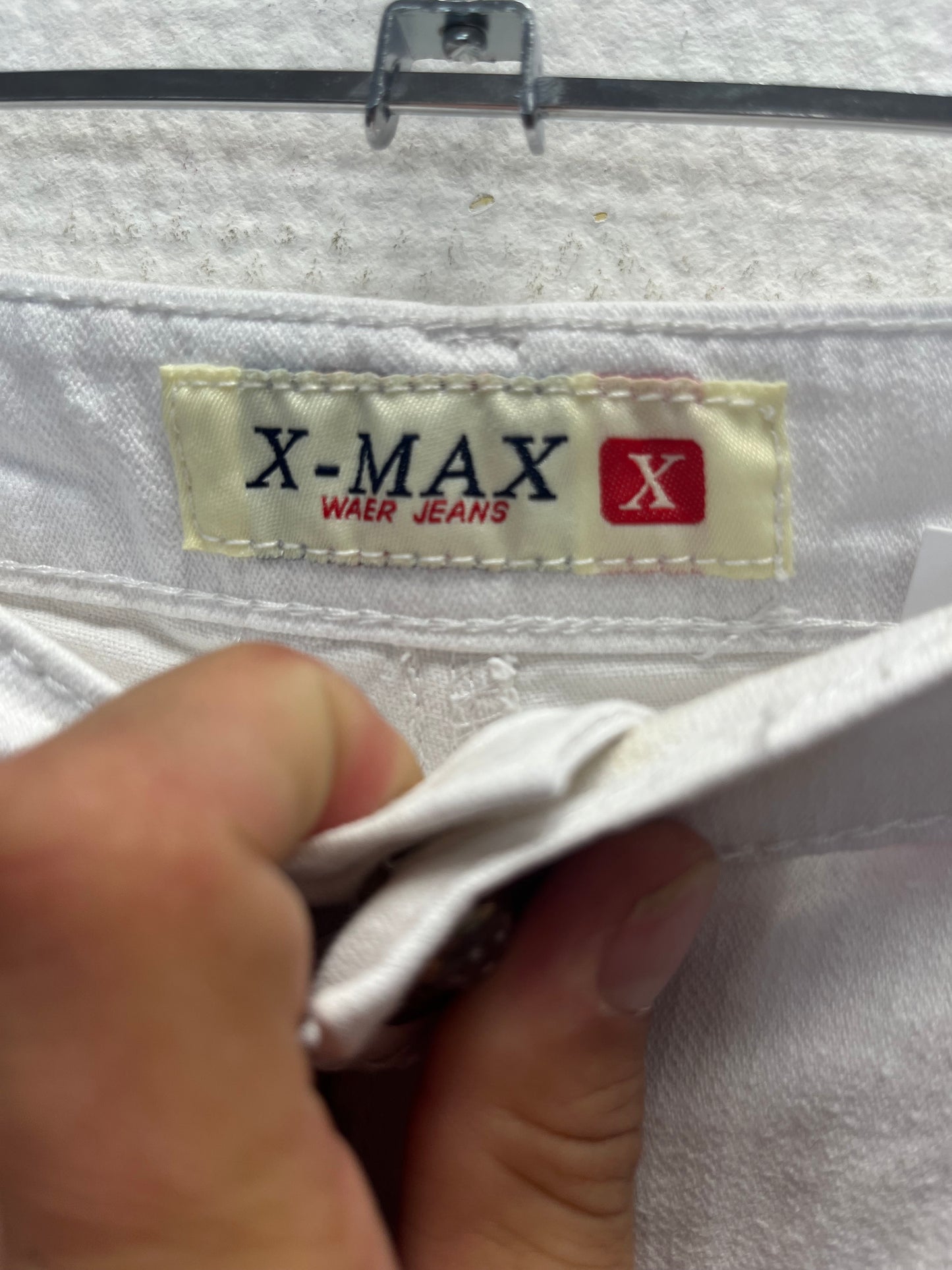Jeans capri blanc