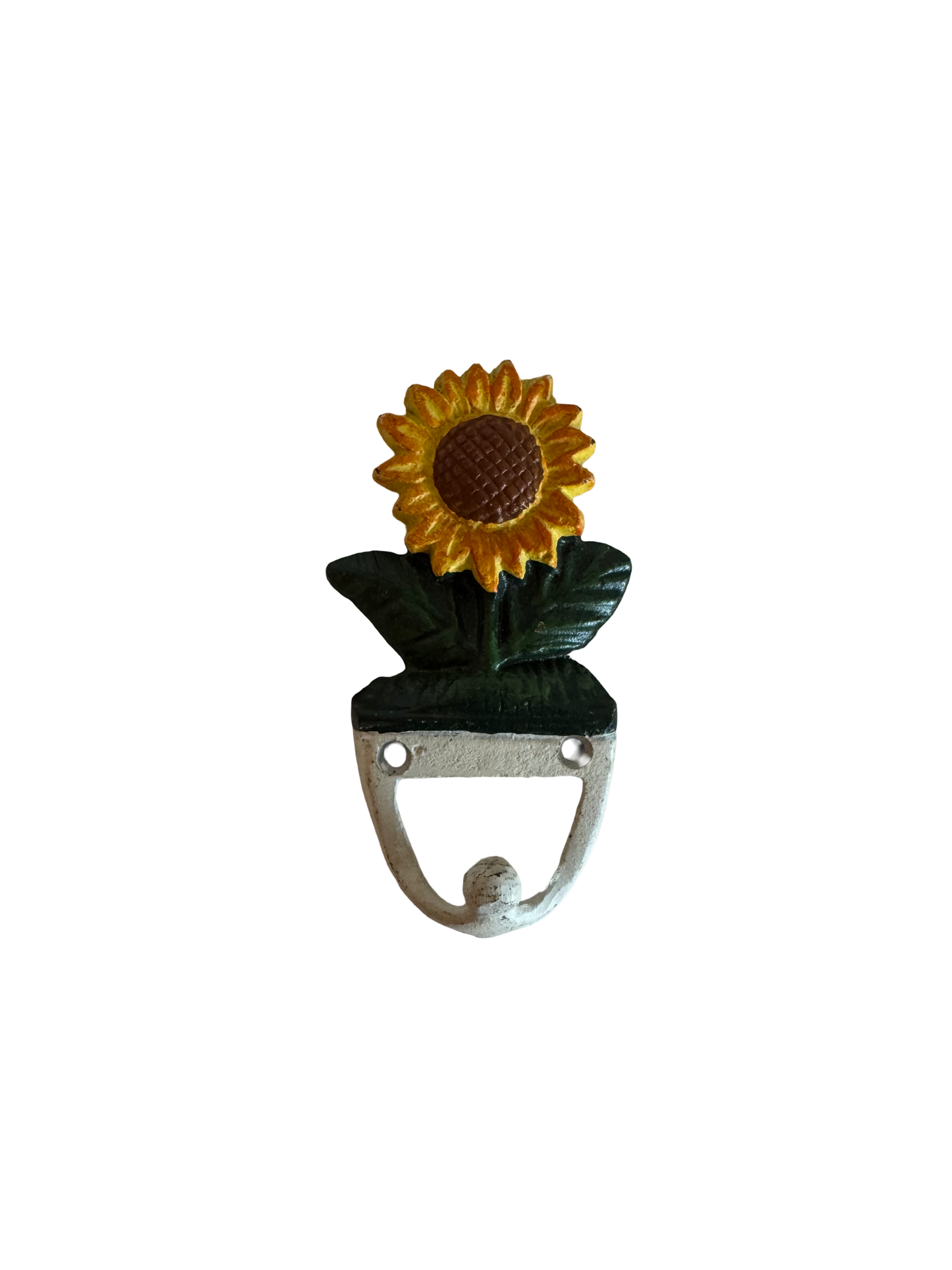 Porte manteau tournesol en fonte