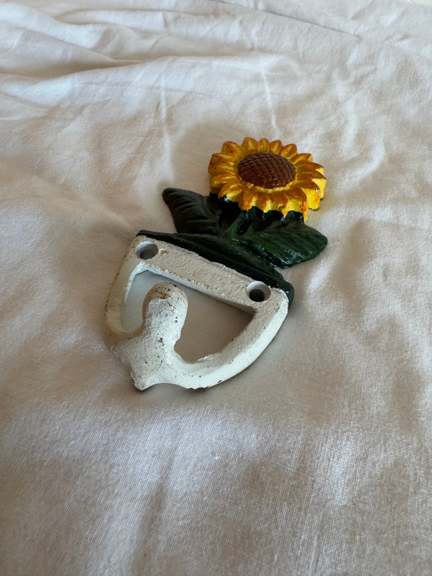 Porte manteau tournesol en fonte