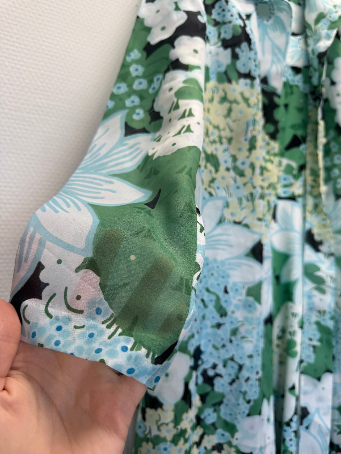Ensemble robe à fleurs 70s