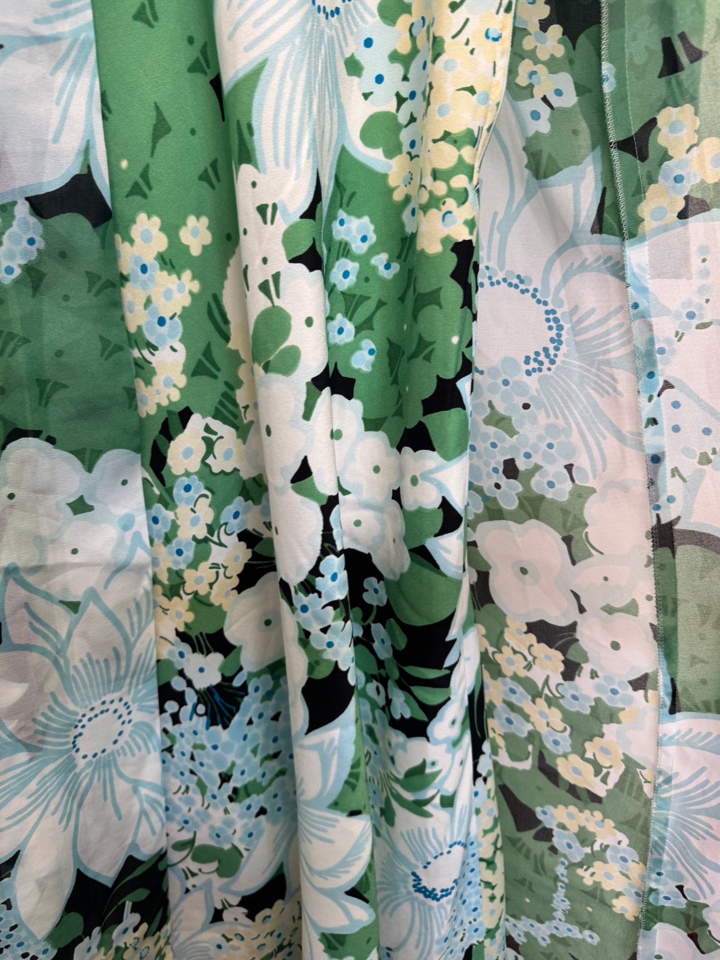 Ensemble robe à fleurs 70s