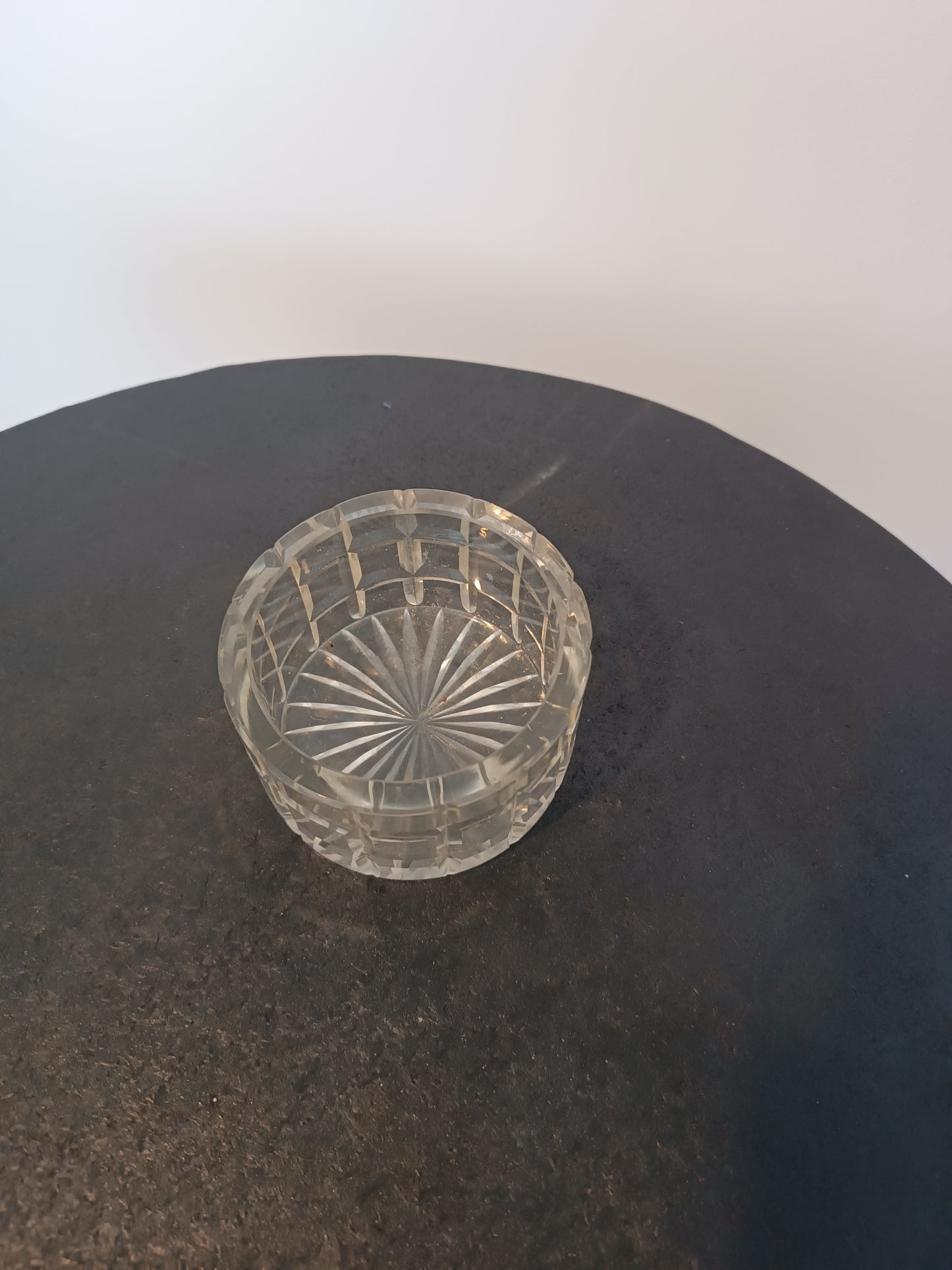 Vide poche verre cristal années 60