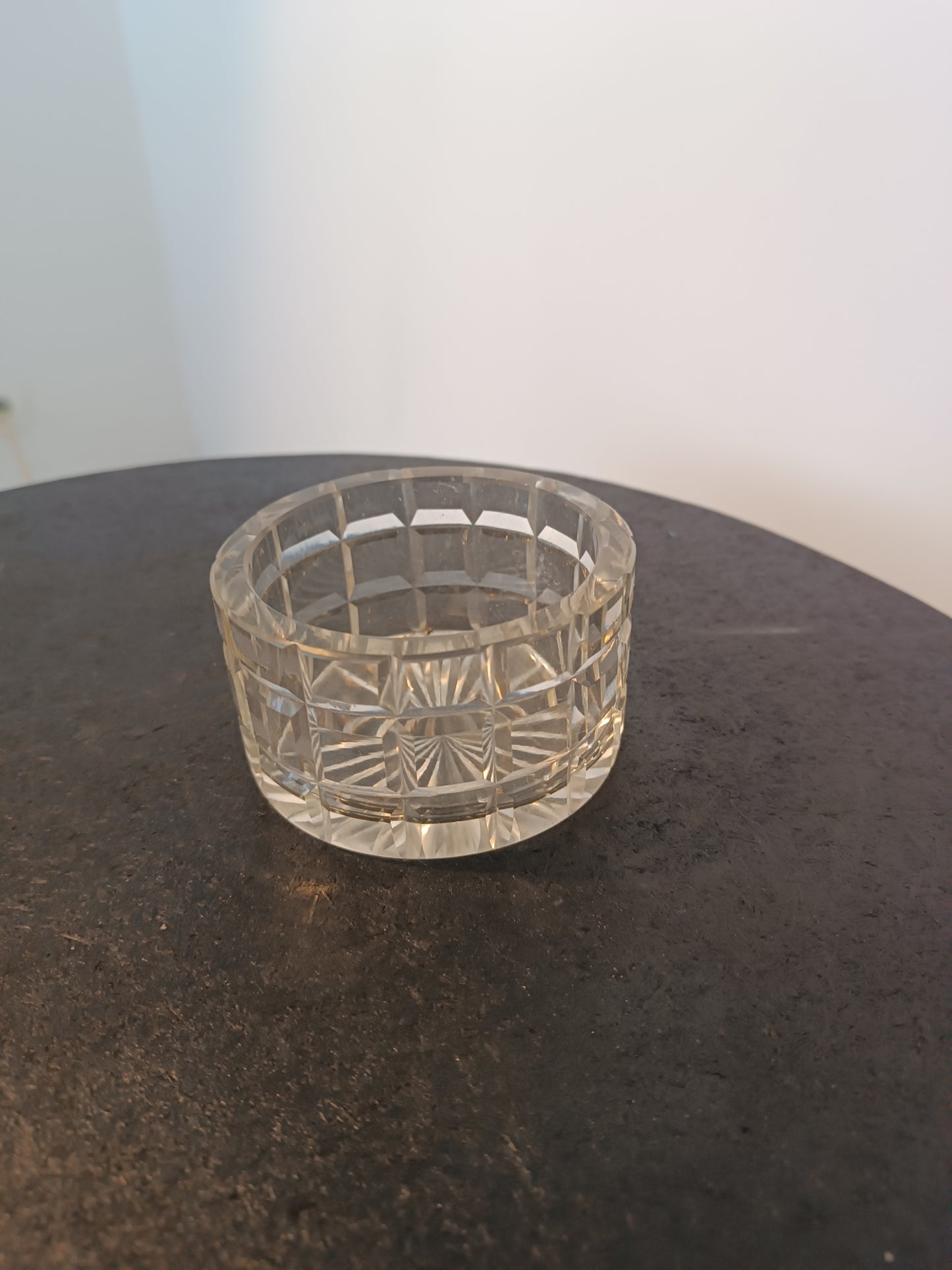 Vide poche verre cristal années 60