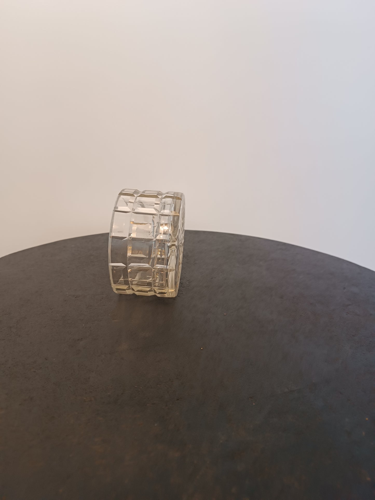 Vide poche verre cristal années 60