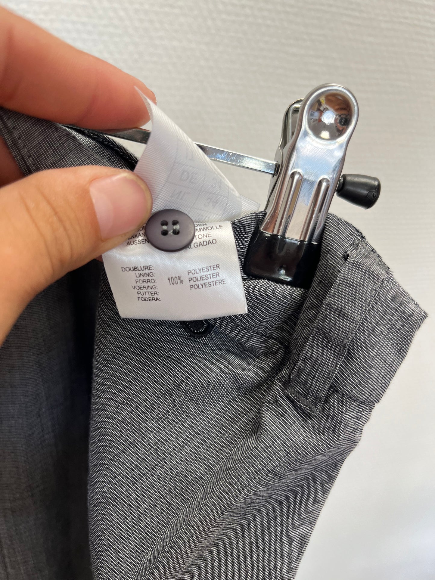 Jupe short grise Y2K