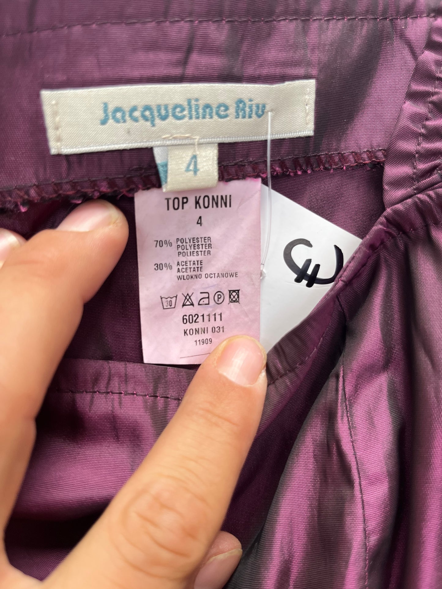 Blouse violette Y2K
