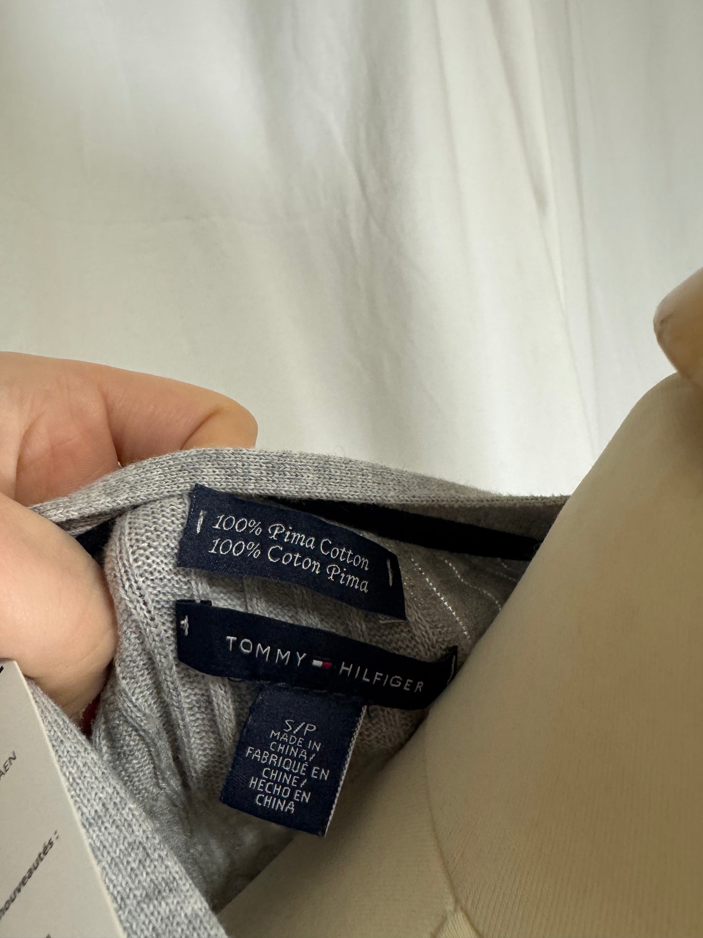 Gilet gris Tommy Hilfiger