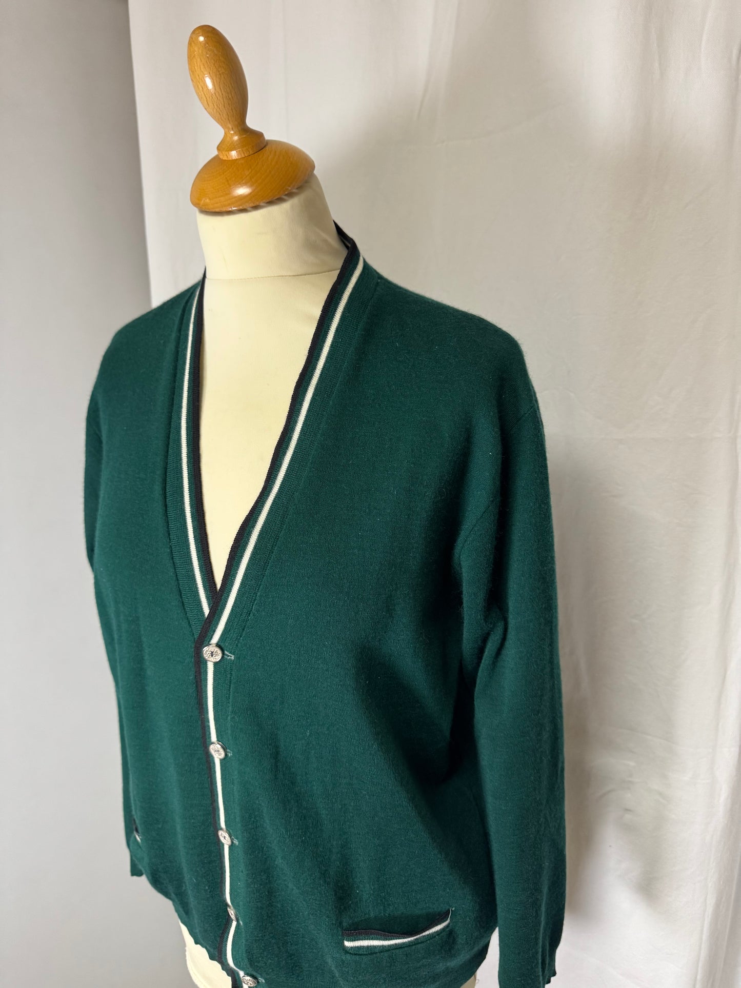 Gilet vert 70s