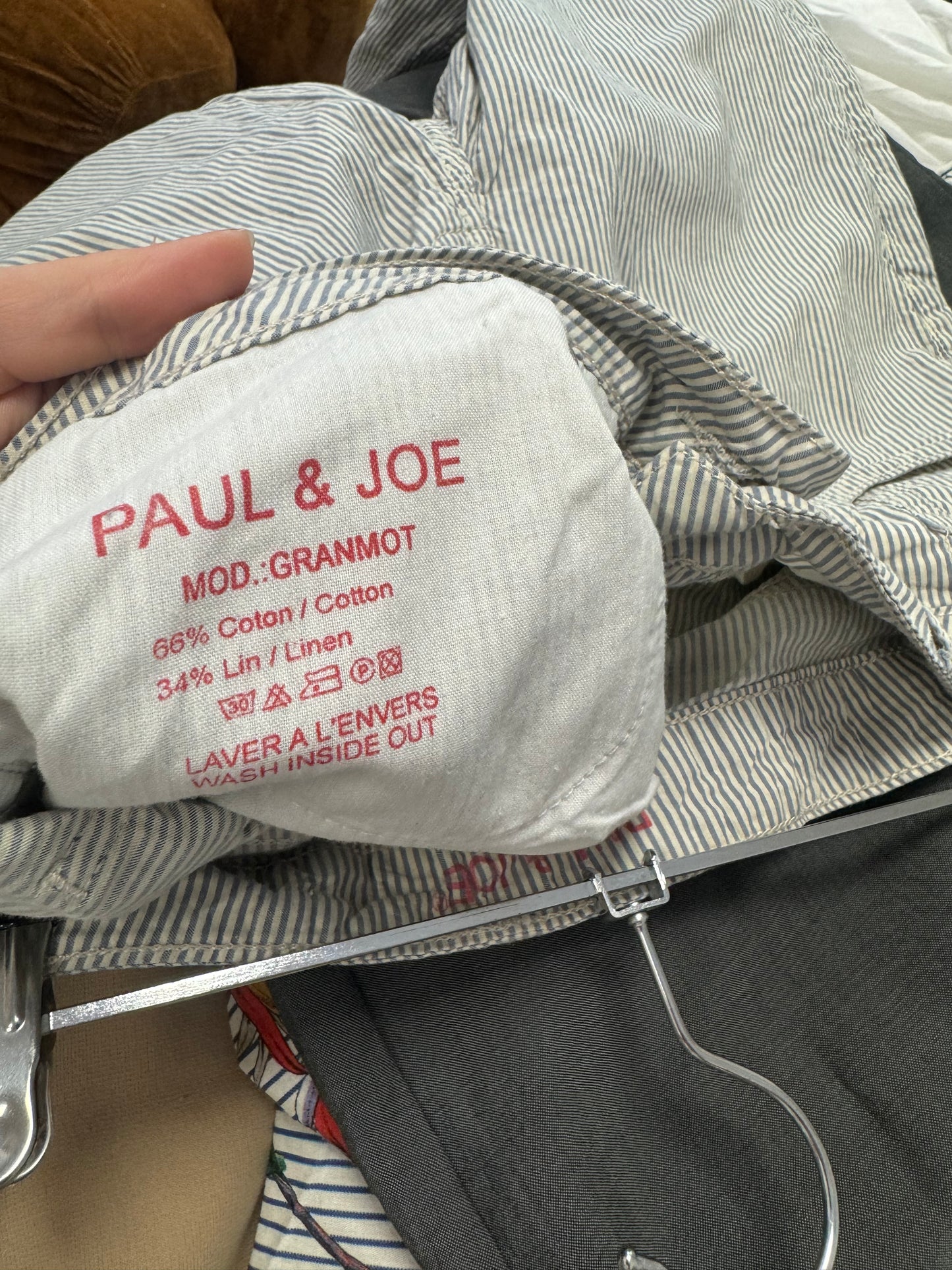 Pantalon à rayure Paul & Joe