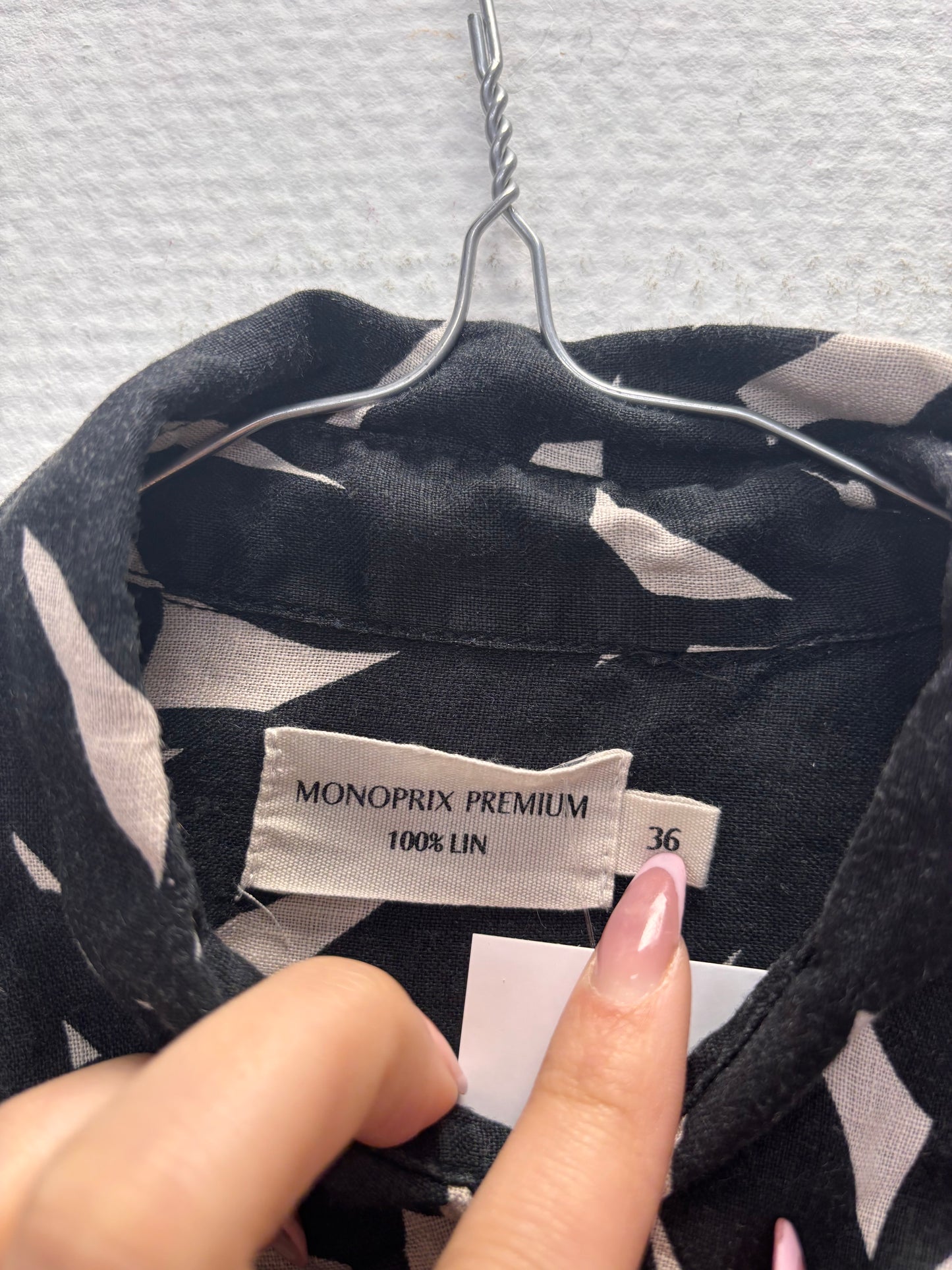 Chemise en lin Monoprix