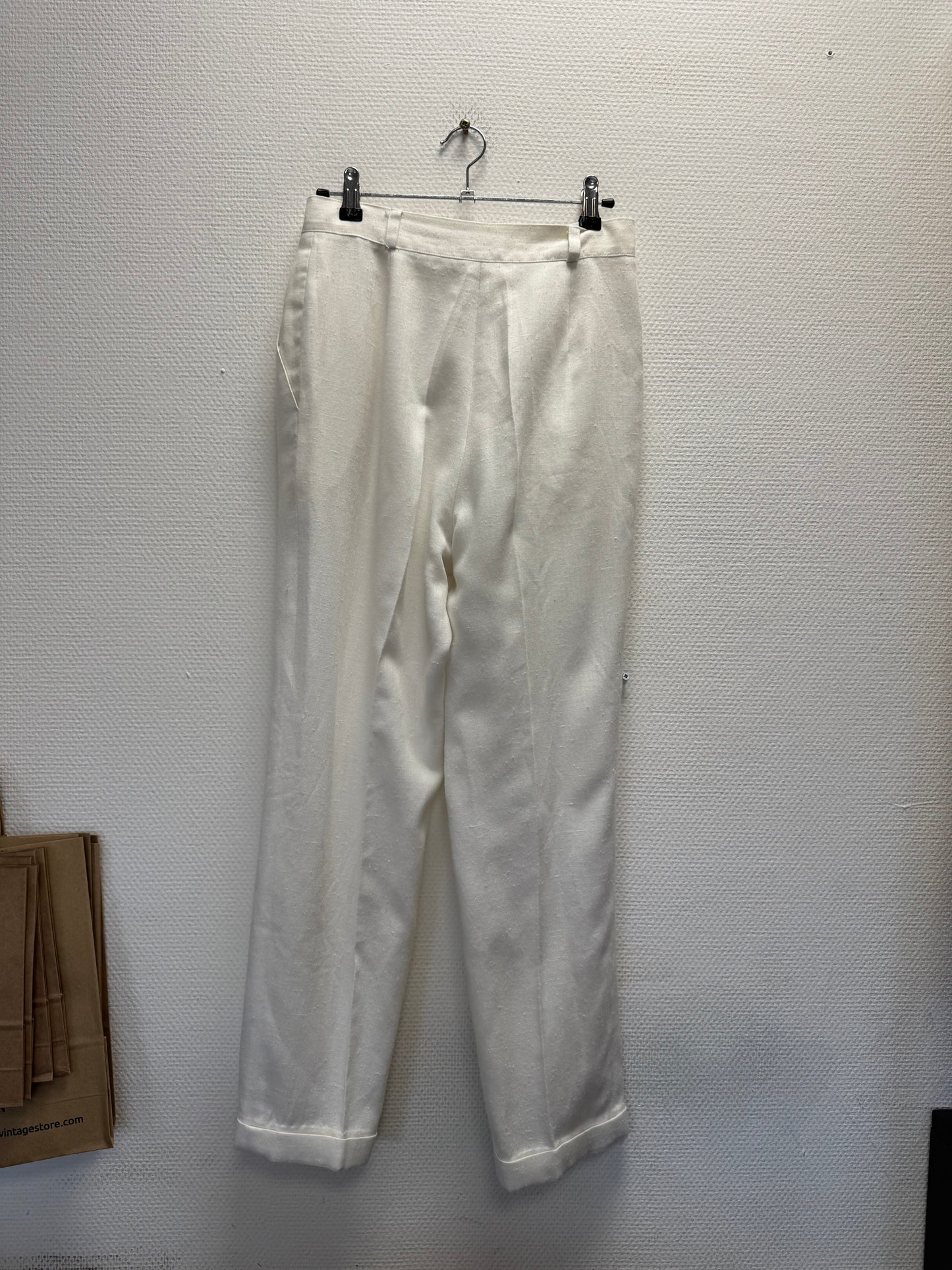Pantalon blanc 80s