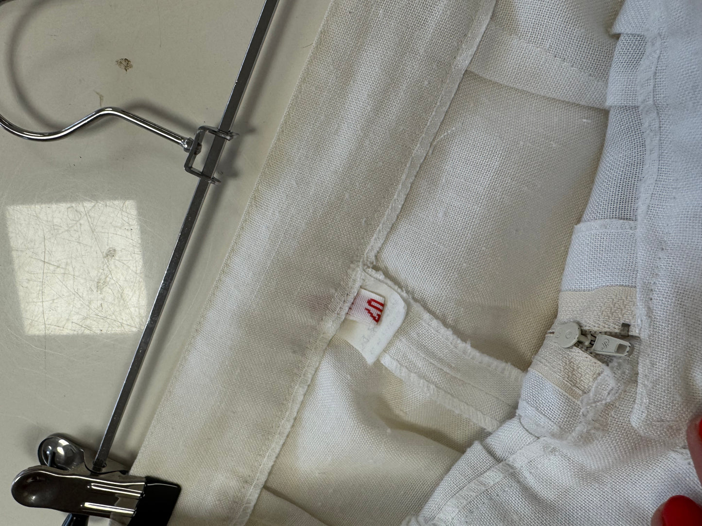 Pantalon blanc 80s
