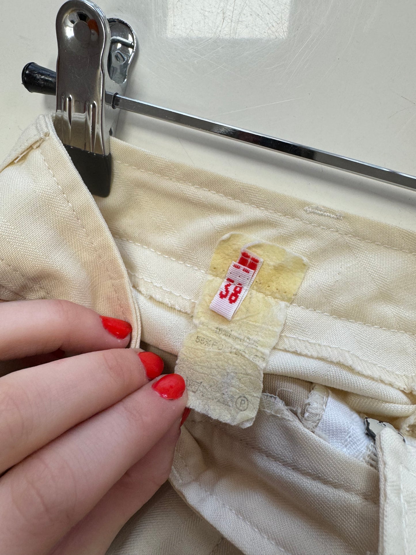 Pantalon à rayures 80s