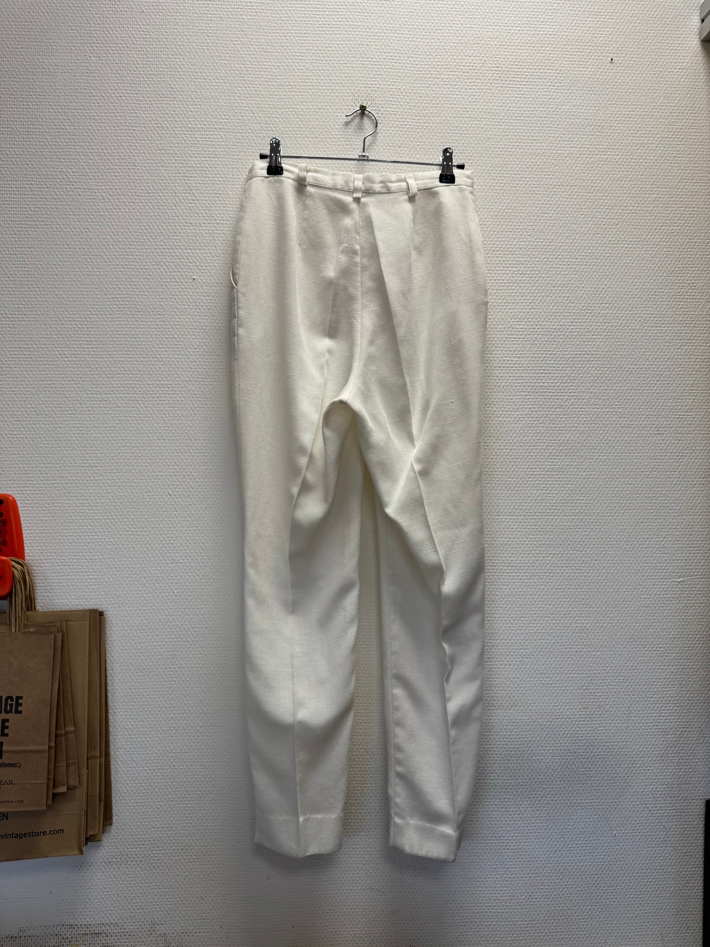 Pantalon ajustée blanc