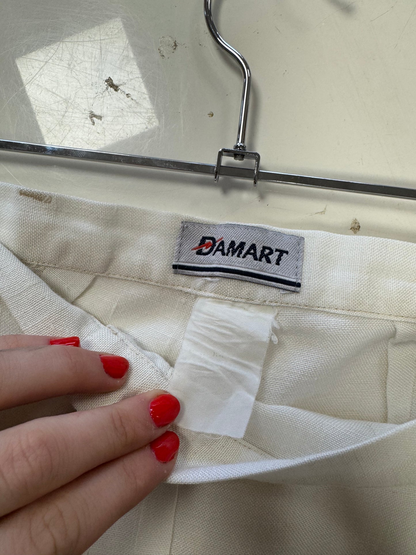 Pantalon ajustée blanc